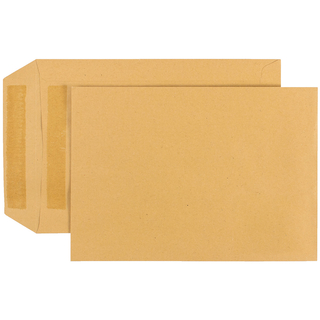 Versandtaschen DIN B5 braun mit Fenster Haftklebend Briefumschläge 250 Stück 