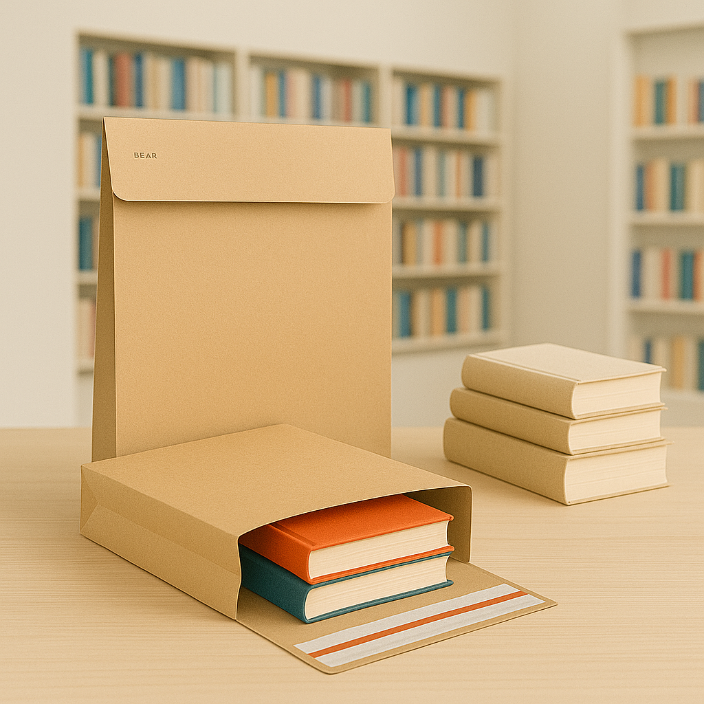 E-Commerce-Versandtasche für Bücher und Medienversand