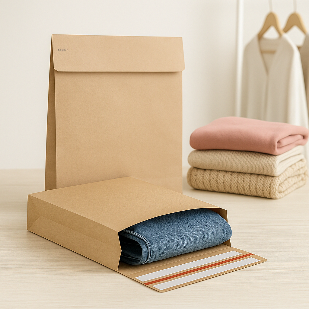 E-Commerce-Versandtasche für Mode und Textilien